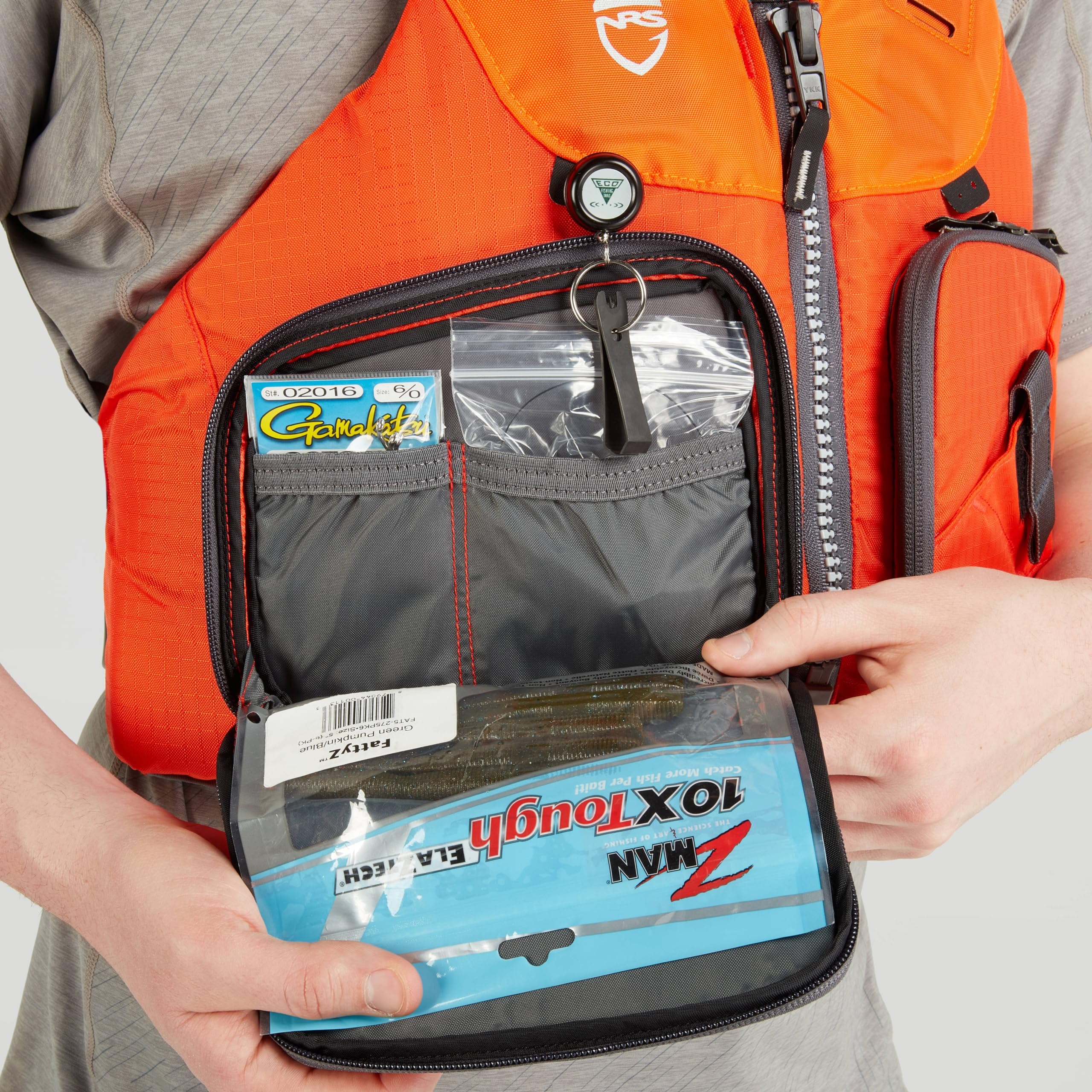 NRS Chinook Fishing Life Jacket for Fishing | Adult USCG Type III PFD | Mesh Back Front Zip Vest with Pockets for Rafting, Kayaking, Paddling - Image 5